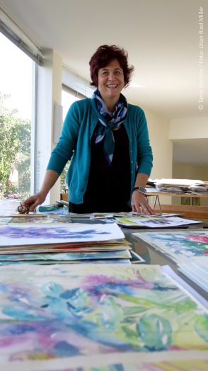 Tania Martins em seu atelier / Fotos: Lilian Ried Miller 2014
